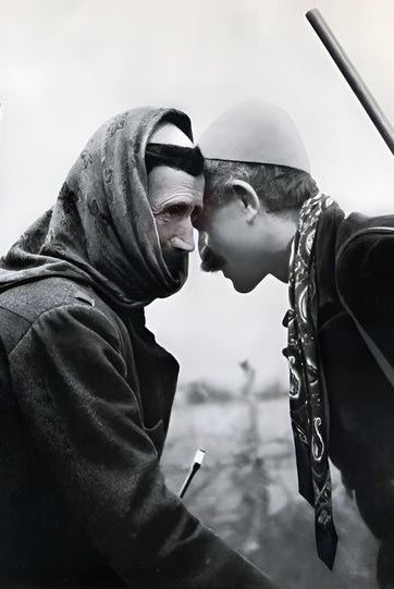 The meeting of tribal leaders in 1916 in the Albanian lands