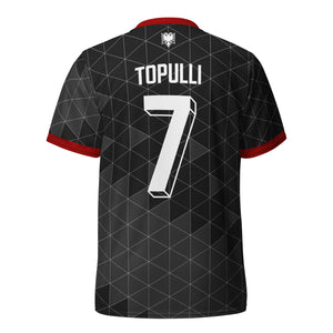 Albanian Football Jersey (Black)