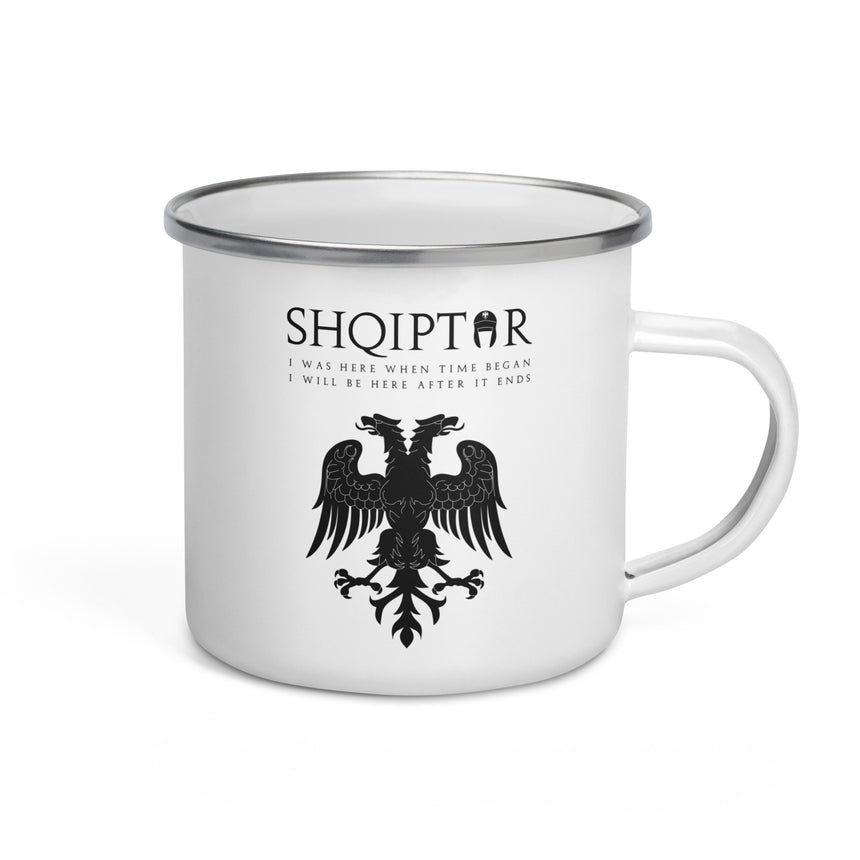 I Am Shqiptar Enamel Mug