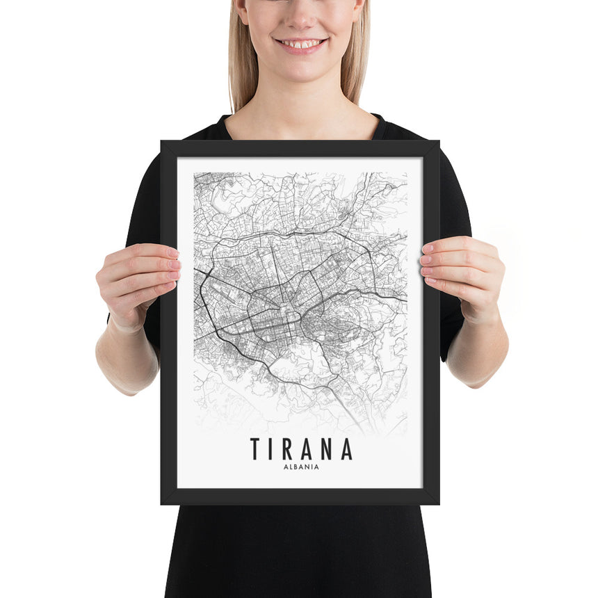 Albanian City Poster