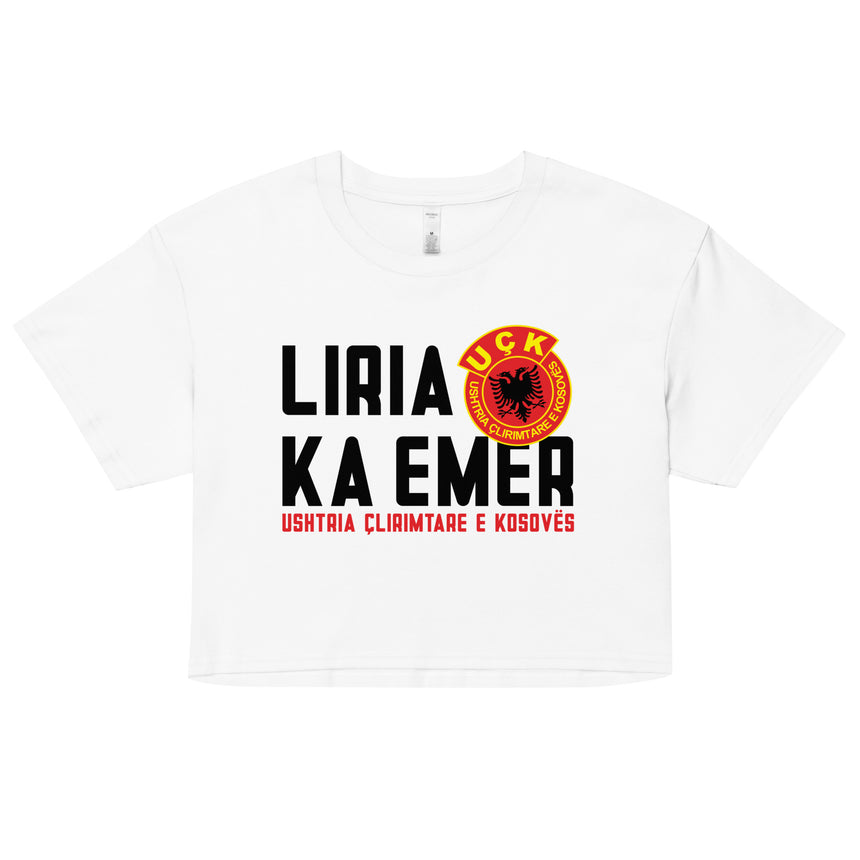 Liria ka emër UÇK Women's Crop Tee