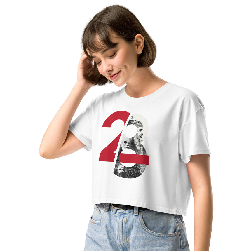 28 Nëntori Women's Crop Tee