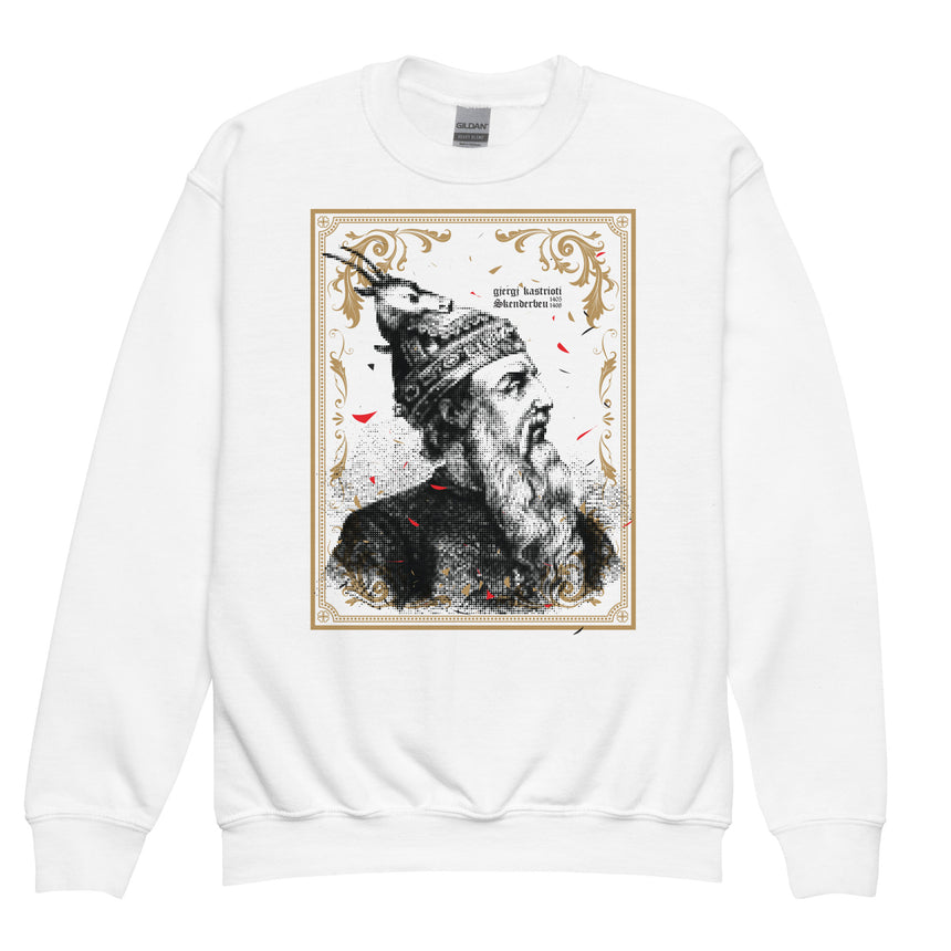 Skanderbeg Halftone Kids Sweatshirt