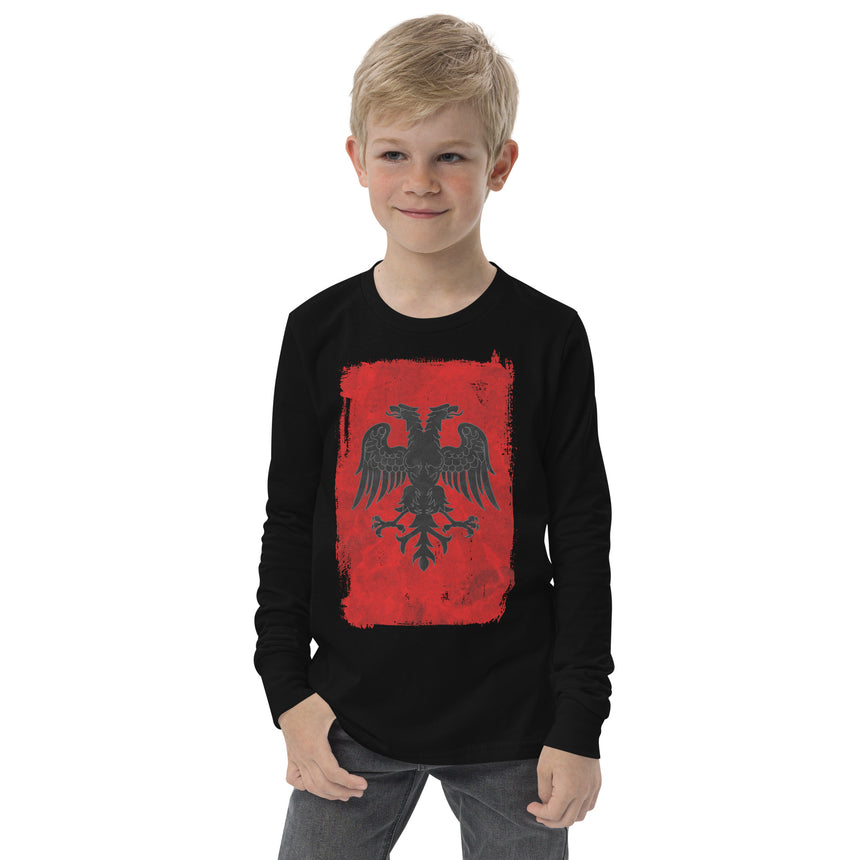 Kastrioti Eagle Kids Long Sleeve Tee