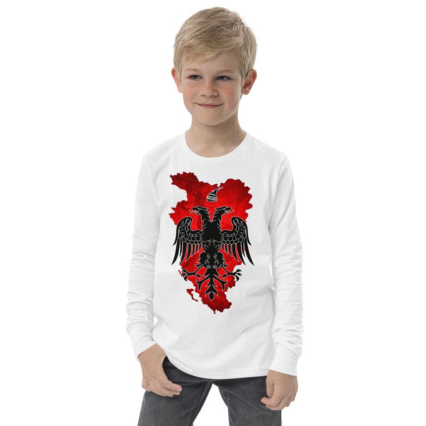 Ethnic Albania Kids Long Sleeve Tee