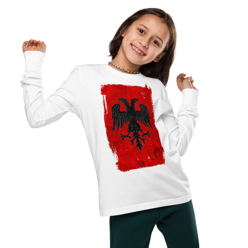 Kastrioti Eagle Kids Long Sleeve Tee
