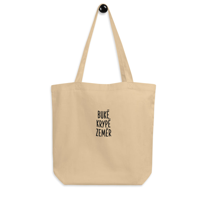 Bukë Krypë Zemër Embroidered Tote Bag