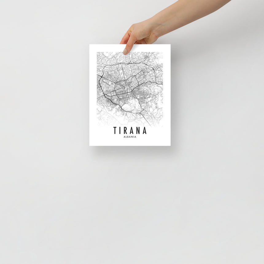 Albanian City Poster