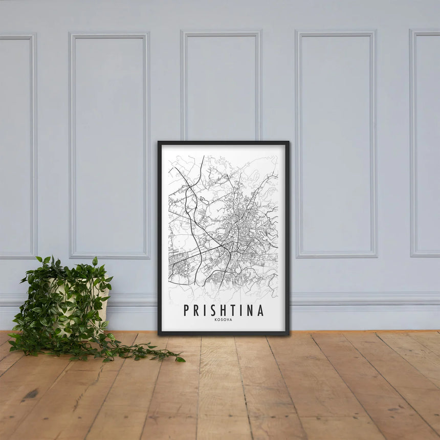 Albanian City Poster