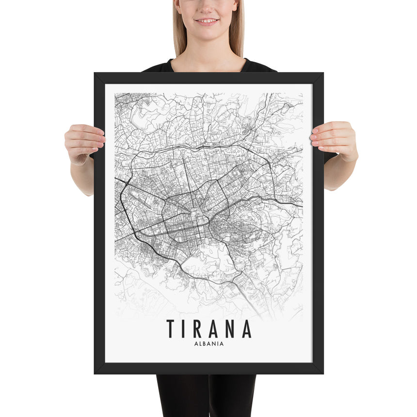 Albanian City Poster