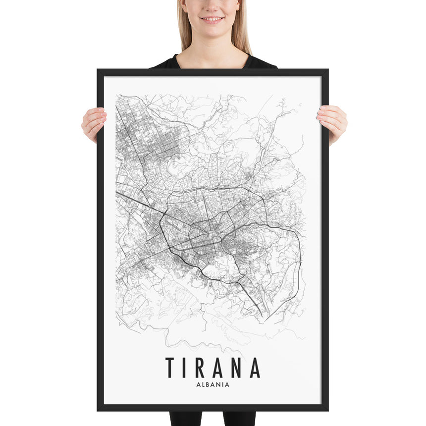 Albanian City Poster