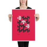 Albanian Eagle Bauhaus Poster