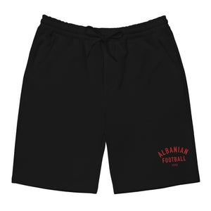 Albanian Football Embroidered Fleece Shorts