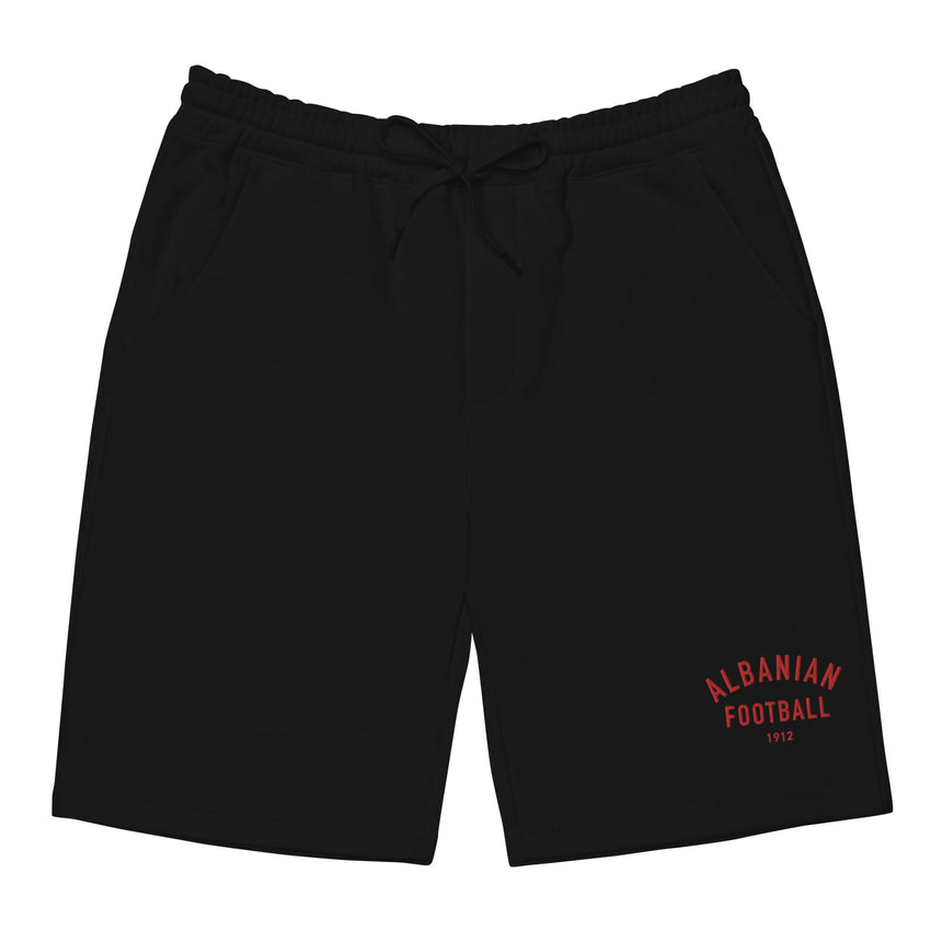 Albanian Football Embroidered Fleece Shorts