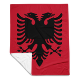 Albanian Eagle Throw Blanket