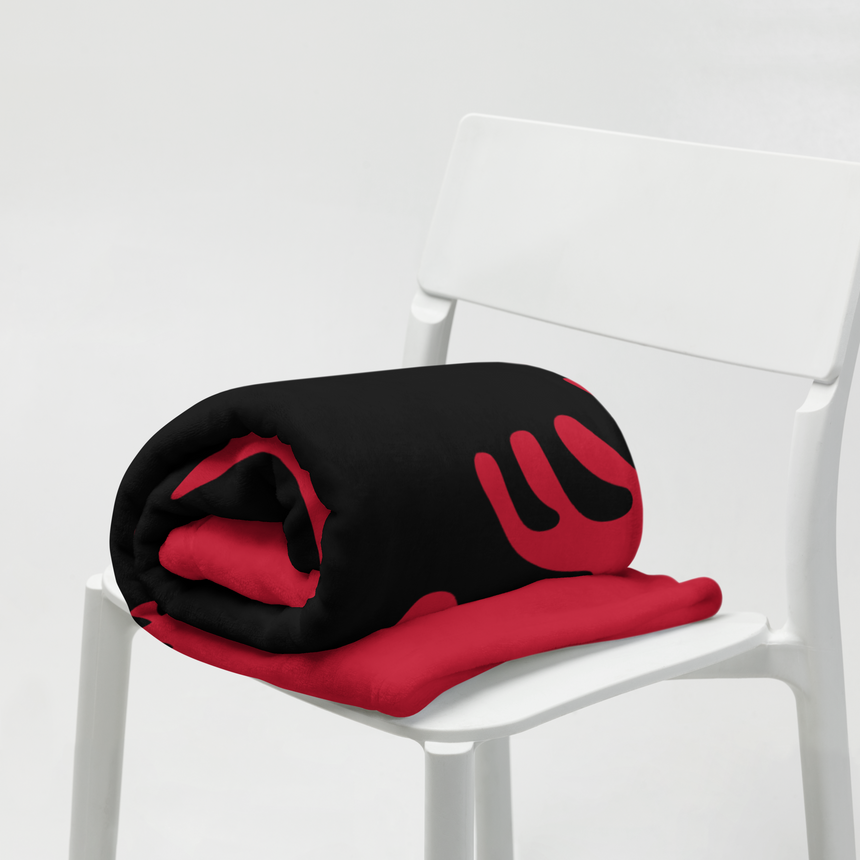 Albanian Eagle Throw Blanket