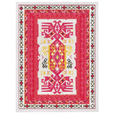 Albanian Motif Throw Blanket