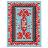 Albanian Motif Throw Blanket