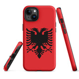 Albanian Eagle iPhone Case