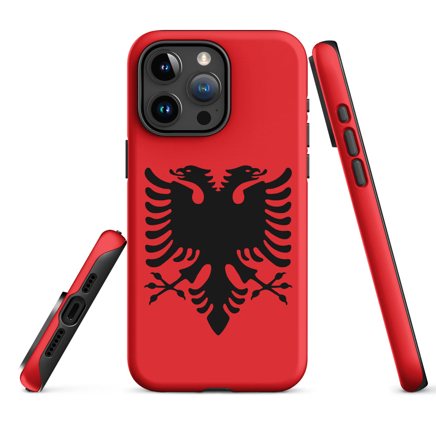 Albanian Eagle iPhone Case