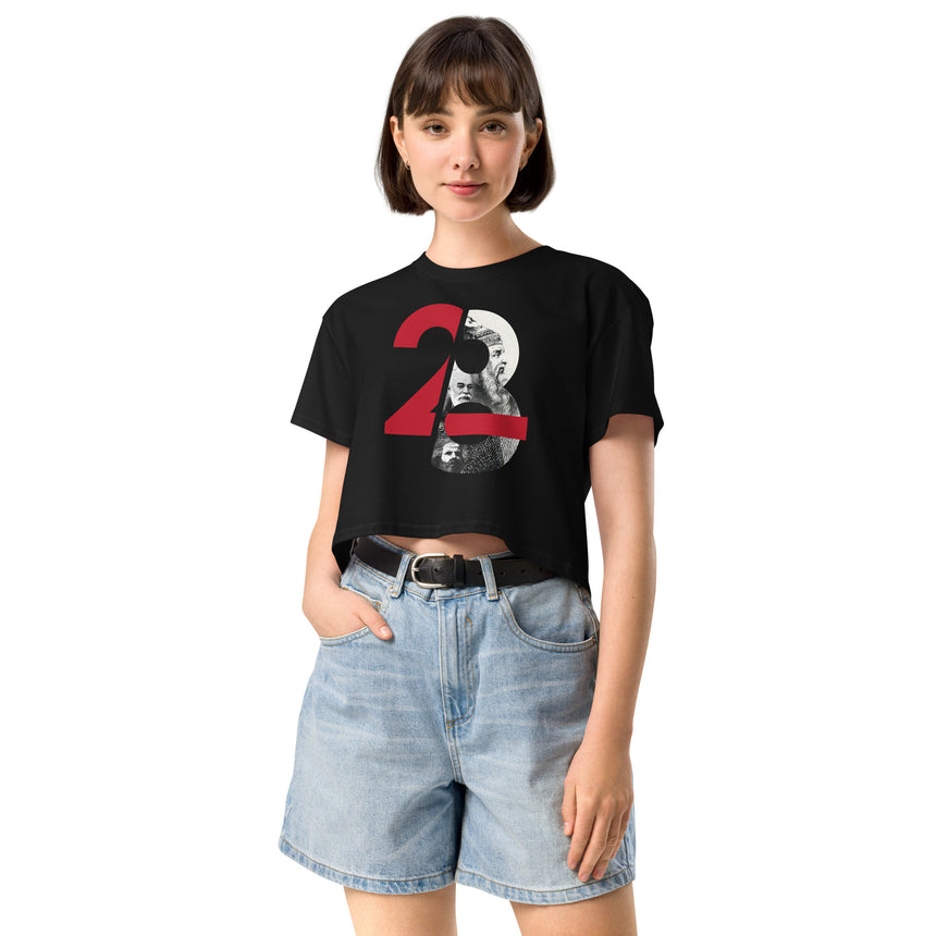 28 Nëntori Women's Crop Tee