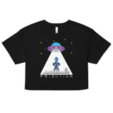 UFO Over Prishtina Women's Crop Tee