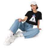 UFO Over Prishtina Women's Crop Tee