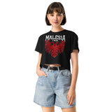 Malesia e Madhe Women's Crop Tee
