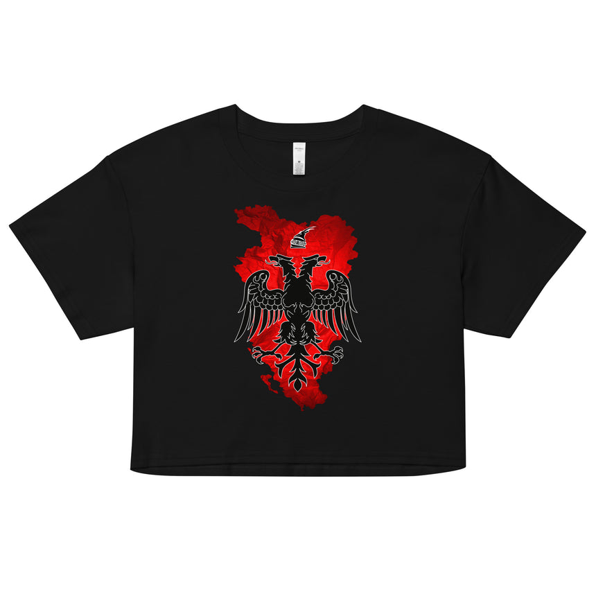 Ethnic Albania Women's Crop Tee