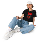 Ethnic Albania Women's Crop Tee