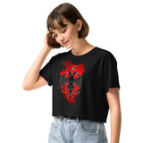 Ethnic Albania Women's Crop Tee