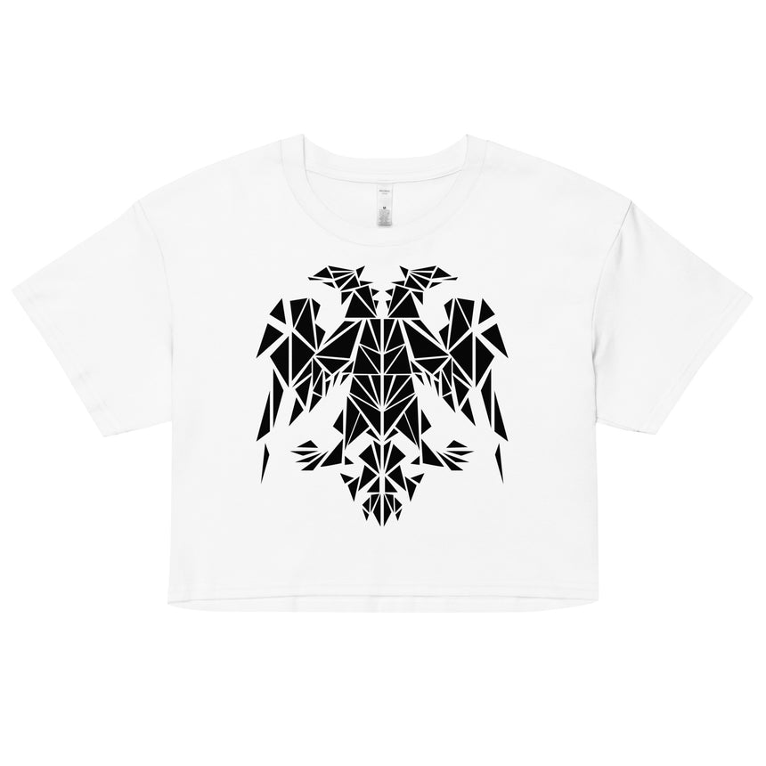 Mosaic Eagle Women's Crop Tee