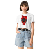 Ethnic Albania Women's Crop Tee