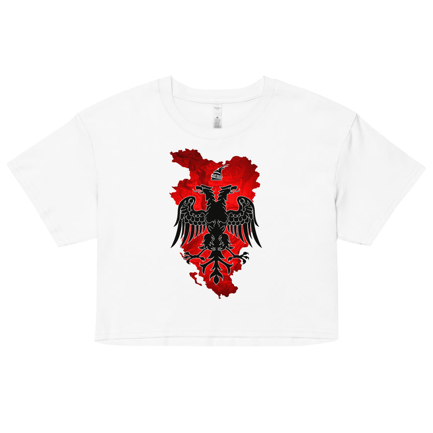 Ethnic Albania Women's Crop Tee