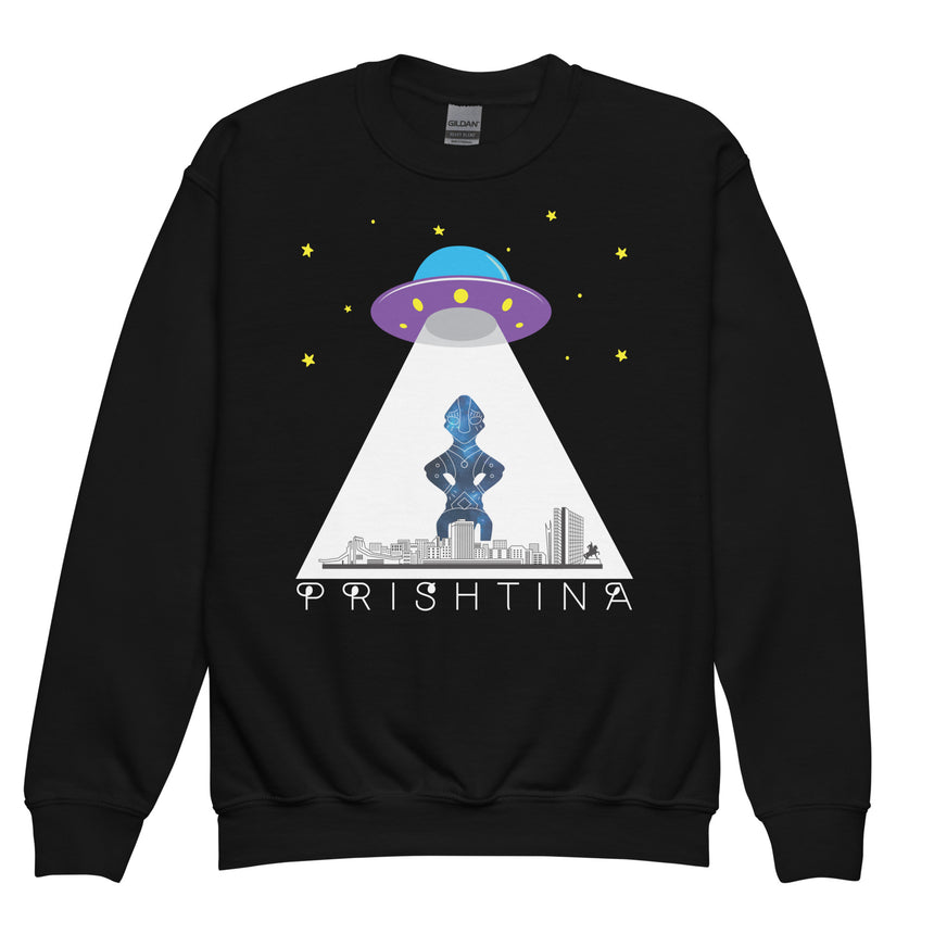 UFO Over Prishtina Kids Sweatshirt