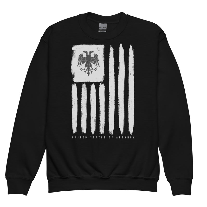 United States of Albania Kids Sweatshirt