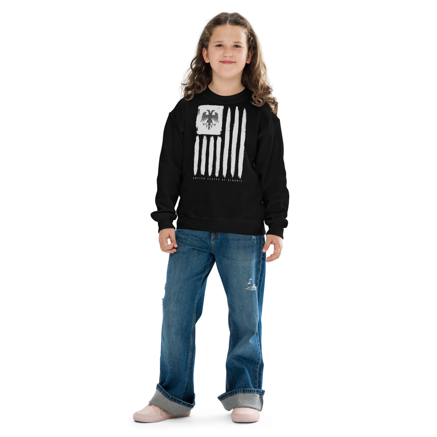 United States of Albania Kids Sweatshirt