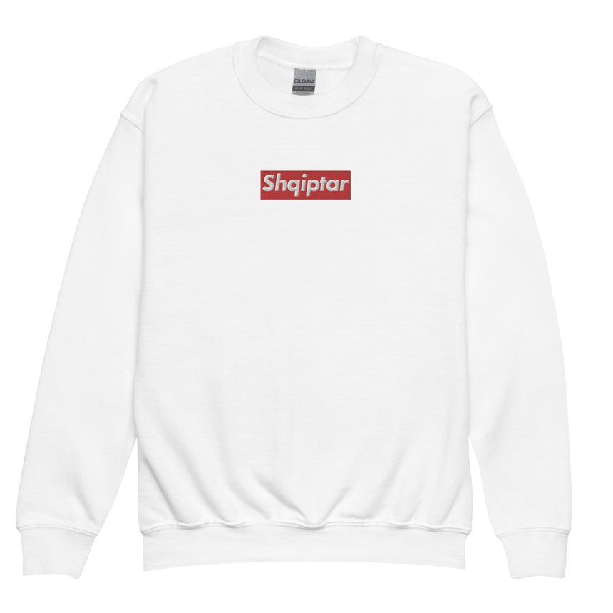 Supreme Shqiptar Embroidered Kids Sweatshirt