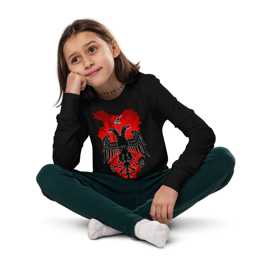 Ethnic Albania Kids Long Sleeve Tee