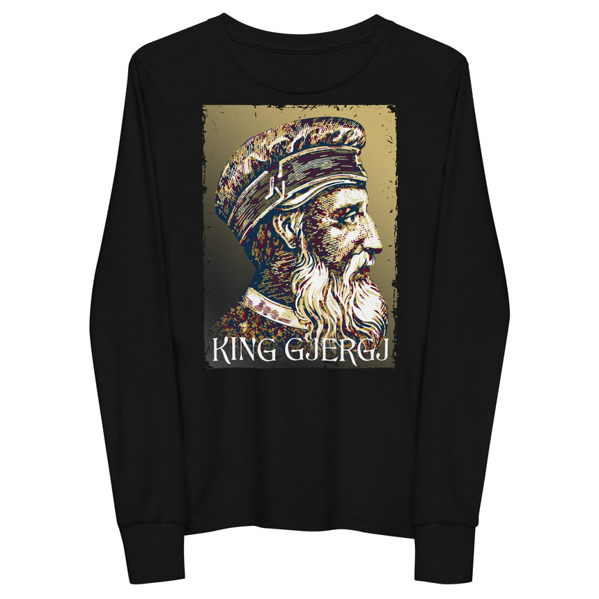 King Gjergj Kids Long Sleeve Tee