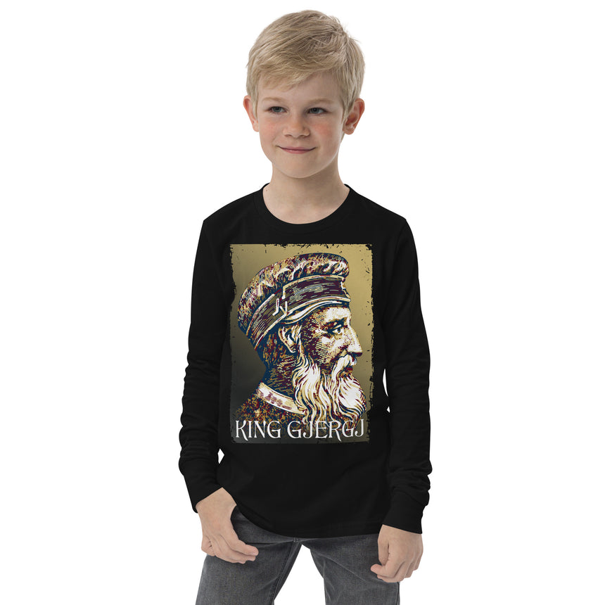 King Gjergj Kids Long Sleeve Tee