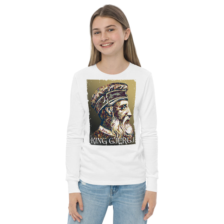 King Gjergj Kids Long Sleeve Tee