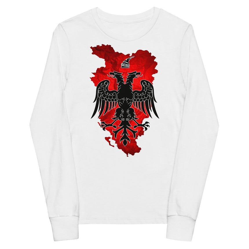 Ethnic Albania Kids Long Sleeve Tee