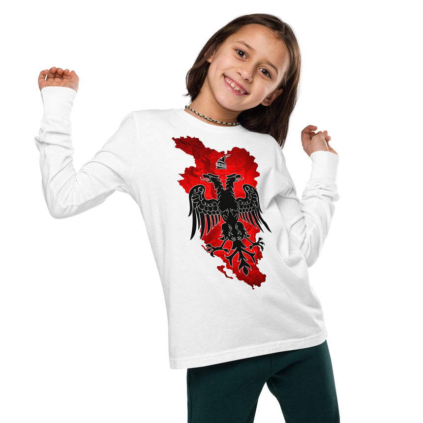 Ethnic Albania Kids Long Sleeve Tee