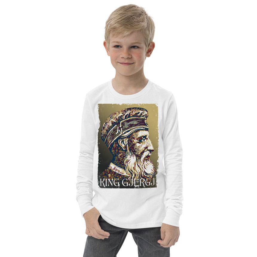 King Gjergj Kids Long Sleeve Tee