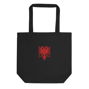 Albanian Eagle Embroidered Tote Bag
