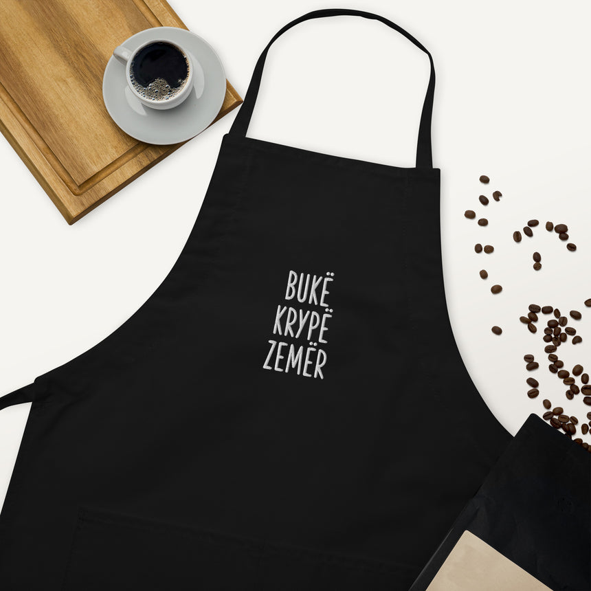 Bukë Krypë Zemër Embroidered Apron