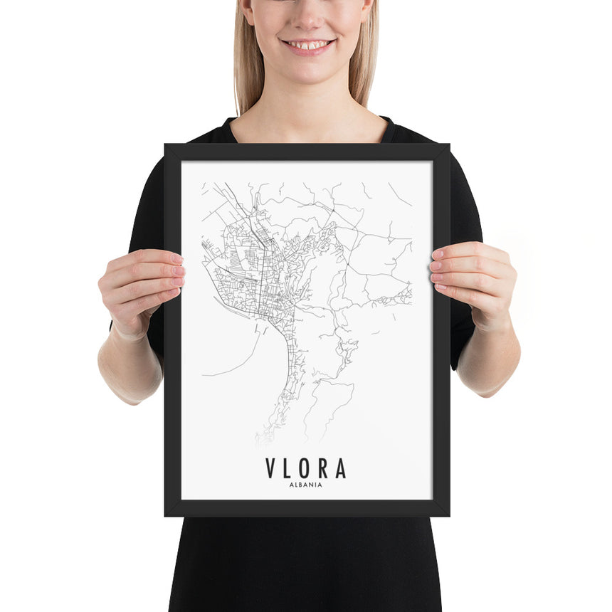 Albanian City Poster