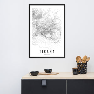 Custom Albanian City Poster