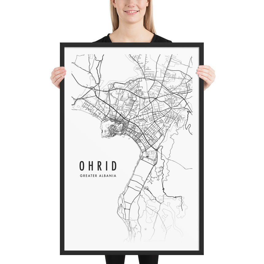 Albanian City Poster